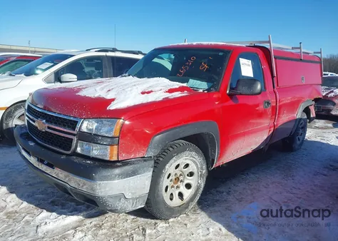 2006 Chevrolet Silverado 1500 Work Truck из США, поврежденный, VIN 3GCEC14X26G265310